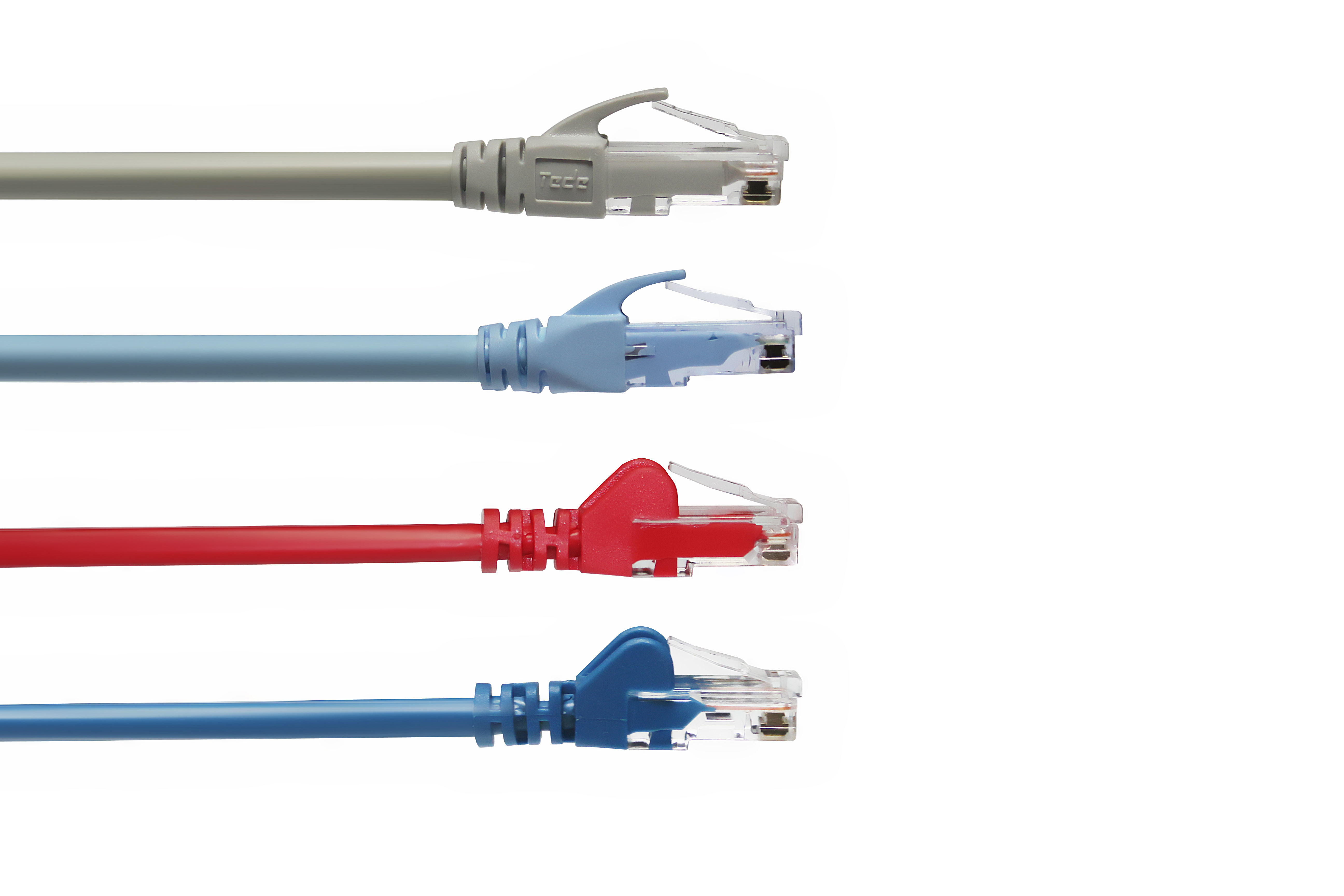 10G6A非屏蔽跳線灰-藍(lán)-紅